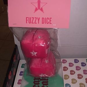 Pink Fluffy Dice Jeffree Star Exclusive